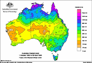 1993 Rainfall